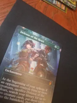 Defense of the Heart MTG WOE Enchanting Tales #80 Borderless Anime Mythic NM - Image 5