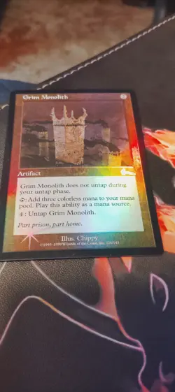 Grim Monolith: 1999 Magic the Gathering - Urza's Legacy Foil - Image 2