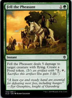 Throne of Eldraine Magic: The Gathering Fell the Pheasant - Image 1
