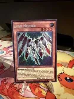 Konami Yu-Gi-Oh! Junk Meister BLGG-EN033 Secret Rare Holo 1st Ed English - Image 1