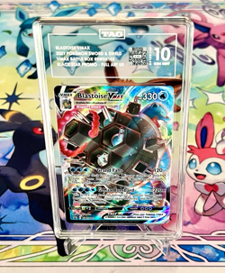 2021 Pokemon VMAX Battle Box Blastoise VMax SWSH103 Black Star Promo - TAG 10 - Image 1