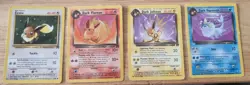Dark Eeveelutions Cards from Pokemon TCG Team Rocket Set 2000 - Image 1