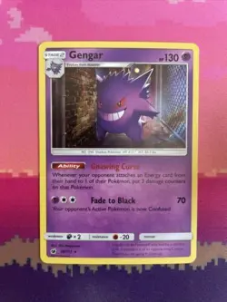 Pokemon Cards Gengar Crimson Invasion Holo Rare 38/111 Near Mint - Image 1