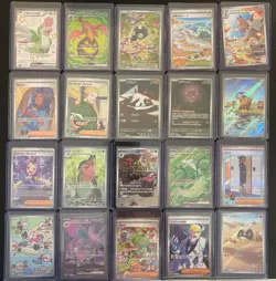 48 Pokemon cards Full art - mix of JP & English NM - Image 1