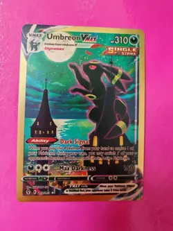 Pokemon Cards TCG Metal Umbreon VMAX Evolving - Image 1