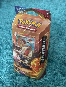Pokemon TCG Cinderace Theme Deck Sword & Shield Sealed 60 Cards English - Image 1