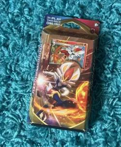 Pokemon TCG Cinderace Theme Deck Sword & Shield Sealed 60 Cards English - Image 2