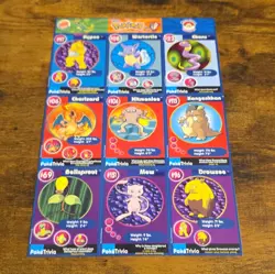 Pokemon Burger King 1999 Non-Sport Trading Card Lot 9 Cards Charizard, Hypno - Image 1