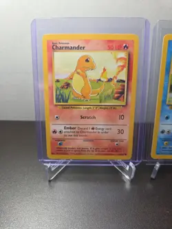 Pokemon Base Set Bulbasaur Squirtle Charmander Original Pokemon Cards Vintage 3 - Image 3