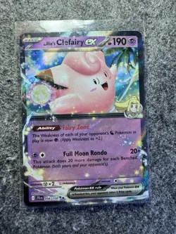 Pokemon TCG Lillie's Clefairy EX 056/159 Double Rare Journey Together - Image 1