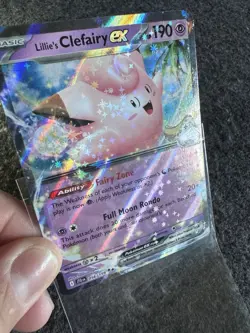 Pokemon TCG Lillie's Clefairy EX 056/159 Double Rare Journey Together - Image 3