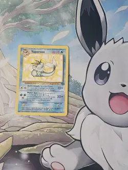 Vaporeon 28/64 Non Holo Rare Jungle Pokemon TCG Unlimited MP - Image 1
