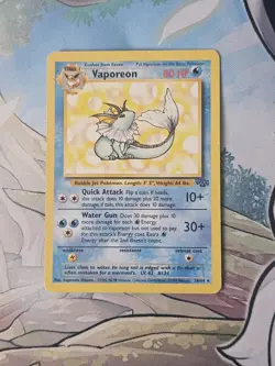 Vaporeon 28/64 Non Holo Rare Jungle Pokemon TCG Unlimited MP - Image 2