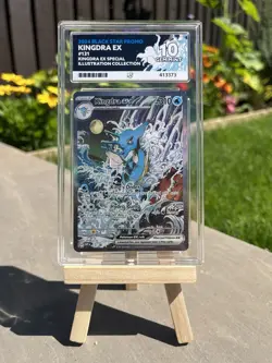 Pokemon TCG 2024 Kingdra ex 131 Black Star Promo Holo Ace 10 - Image 1