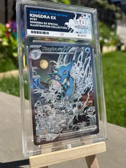 Pokemon TCG 2024 Kingdra ex 131 Black Star Promo Holo Ace 10 - Image 2
