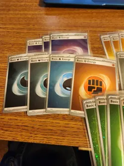Pokemon 151 Cosmos Holo Energy 23 card Lot With Swirls NM - Image 1