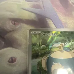 Pokemon TCG Snorlax SVP051 Holo 151 black star Promo Card Sealed - Image 3