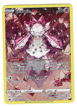 Diancie Gg13/Gg70 Swsh: Crown Zenith: Galarian Gallery Holo - Image 1
