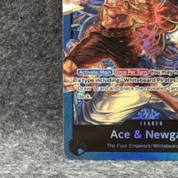 Ace & Newgate ST22-001 Foil Leader ONE PIECE Tcg Card Game NM. - Image 5