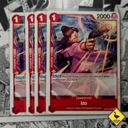 One Piece TCG/OP16 The Time of Battle/Izo OP16-002/UC/EN/NM/X4 - Image 1