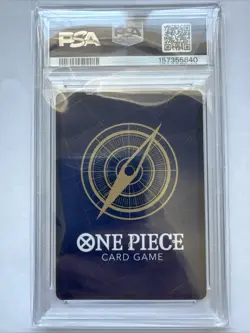 Namco One Piece Monkey D. Luffy P-075 Tin Pack Set Vol.2 Foil EN PSA 10 - Image 2