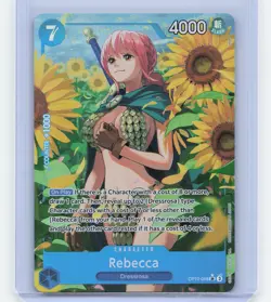 One Piece OP10-058 Rebecca SR Alt Art Parallel Royal Blood English NM - Image 1