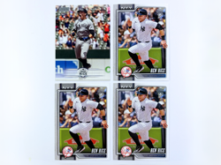 2025 Stadium Club BEN RICE RC + 2026 Topps Series 1 Yankees Rookie 4 Card Lot - Image 1