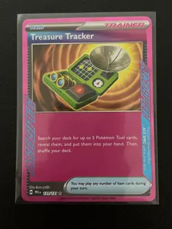 Treasure Tracker 131/131 ACE SPEC Rare Prismatic Evolutions Pokemon Near Mint - Image 1