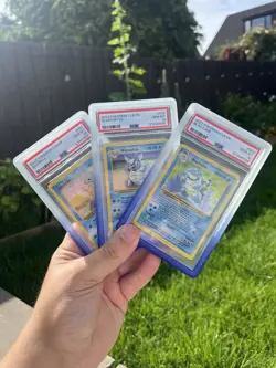 PSA 10 Sequential CLB Blastoise #003 | CLB Wartortle #002 | CLB Squirtle #001 - Image 1