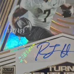 2025 Panini Donruss Elite - Turn of the Century Autographs RJ Harvey /499 - Image 2