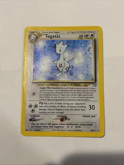 Togetic 16/111 1st Edition Holographic Rare Neo Genesis Pokemon 2000 - Image 1