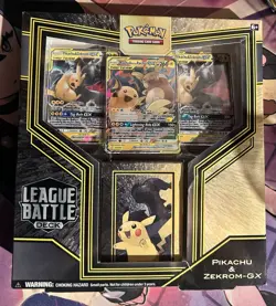 Pokemon Tag Team Pikachu & Zekrom GX League Battle Deck - Image 1