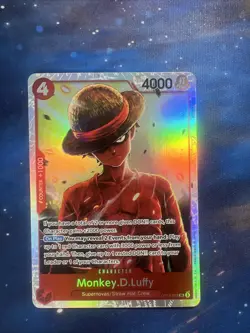 One Piece Monkey D. Luffy Card Game OP12-015 SR Legacy of the Master - Image 1