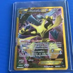 Pokemon TCG Alakazam EX 125/124 Fates Collide Secret Rare Holo Full Art EN 🔥 - Image 1