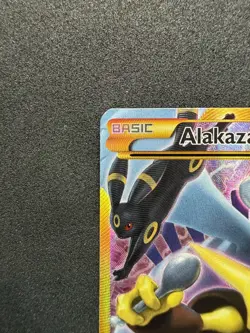 Pokemon TCG Alakazam-EX Fates Collide 125/124 Holo Secret Rare - NM - Image 2