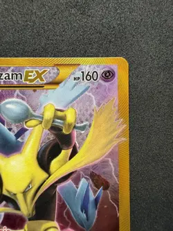Pokemon TCG Alakazam-EX Fates Collide 125/124 Holo Secret Rare - NM - Image 3