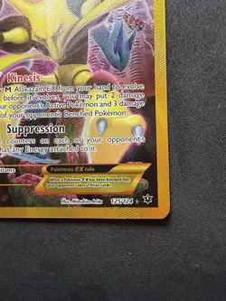 Pokemon TCG Alakazam-EX Fates Collide 125/124 Holo Secret Rare - NM - Image 4