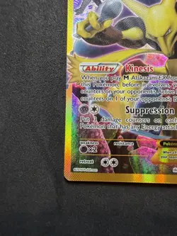 Pokemon TCG Alakazam-EX Fates Collide 125/124 Holo Secret Rare - NM - Image 5