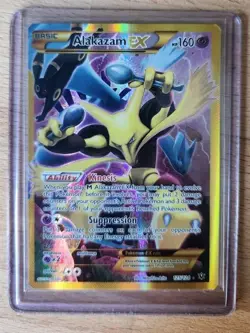 Alakazam EX 125/124 Fates Collide Pokemon TCG Holo Secret Rare - Image 1