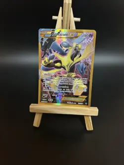 Pokemon Alakazam-EX TCG Fates Collide Holo Card 125/124 Secret Rare LP - Image 1