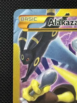 Pokemon TCG Alakazam-EX Fates Collide 125/124 Holo Secret Rare HP/DMG - Image 2