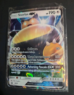 Pokemon Company Snorlax GX SM05 SM Promo Holo EN Pokemon TCG Card - Image 1