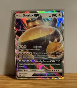 Snorlax GX SM05 Promo Holo English 2016 Pokemon TCG Card - Image 1