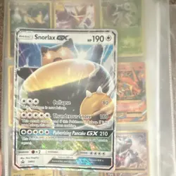 Pokemon TCG Binder Lot 135 Cards incl. Snorlax GX SM05 Promo Foil EN - Image 1