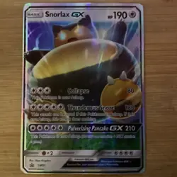 Pokemon TCG Snorlax GX Sun Moon SM05 Promo - Image 1