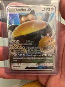 Snorlax GX SM05 Black Star Promo NM Pokemon TCG - Image 2