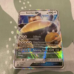 Pokemon TCG Snorlax GX Sun Moon SM05 Promo - Image 1