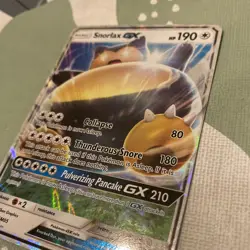 Pokemon TCG Snorlax GX Sun Moon SM05 Promo - Image 3