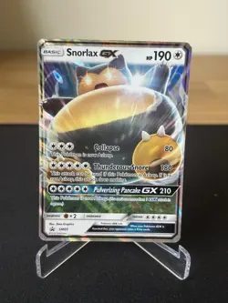Pokemon TCG Snorlax GX Sun & Moon Sm05 Promo - Image 1