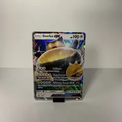 Snorlax GX Promo Holo SM Promos SM05 HP Pokemon TCG - Image 1